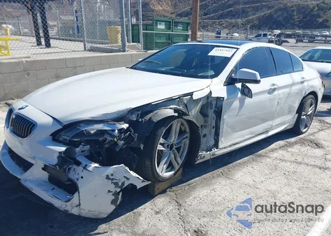 2014 BMW 640I Gran Coupe z USA, uszkodzony, nr VIN WBA6A0C53EDZ04534